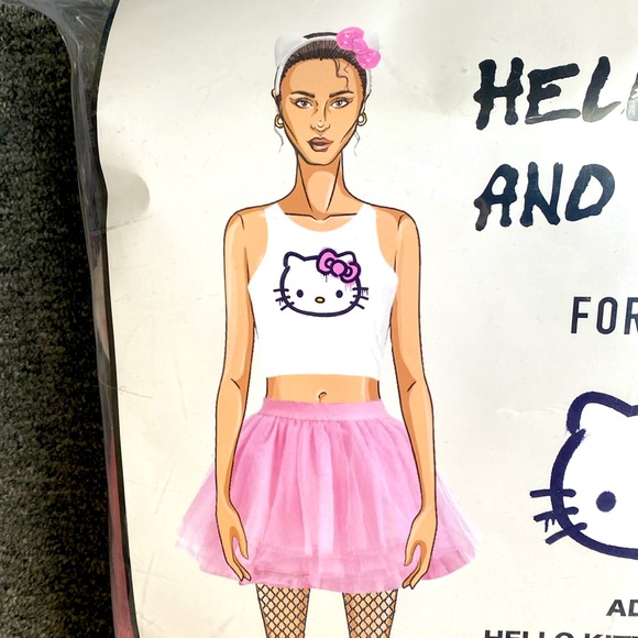Hello Kitty & Friends Adult Hello Kitty Costume - Size Medium/Large - NWT - Picture 4 of 4